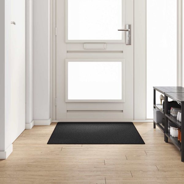 vidaXL Teppichläufer Anthrazit 100 x 150 cm 100% Polypropylen 42011367