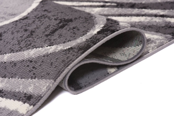 Mazovia Läufer Läufer Flurläufer Modern für Vorzimmer 60 cm Breit Grau, 60 x 100 cm, Kurzflor, Meterware, Höhe 8 mm Bild 3