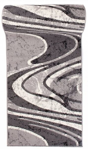 Mazovia Läufer Läufer Flurläufer Modern für Vorzimmer 60 cm Breit Grau, 60 x 100 cm, Kurzflor, Meterware, Höhe 8 mm Bild 4