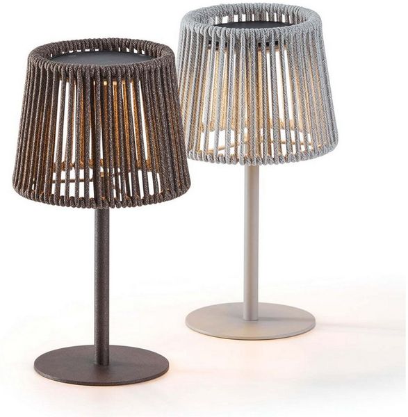 Philippi Design LED Tischleuchte Lumen Solarleuchte, LED fest integriert, Warmweiß, Tischlampe