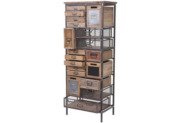 MCW Apothekerschrank MCW-A43-33 19 Schubladen, Shabby-Look