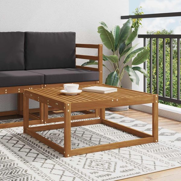 vidaXL Tisch für Outdoor Natur 79 x 79 x 37 cm 900525