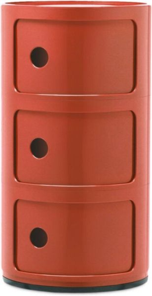 Kartell Componibili, Container 3-fächer, Orange