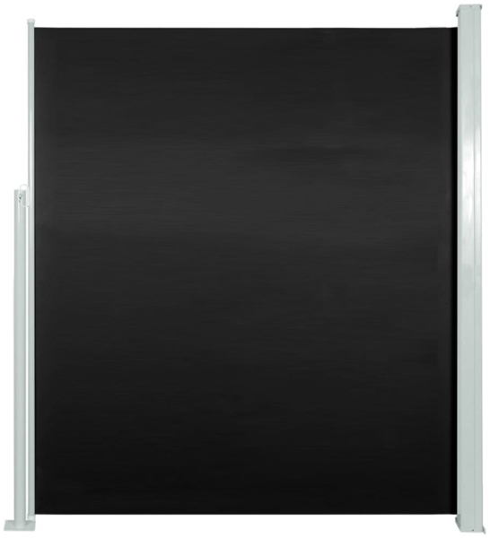 vidaXL Seitenmarkise 160x300 cm Schwarz 40809