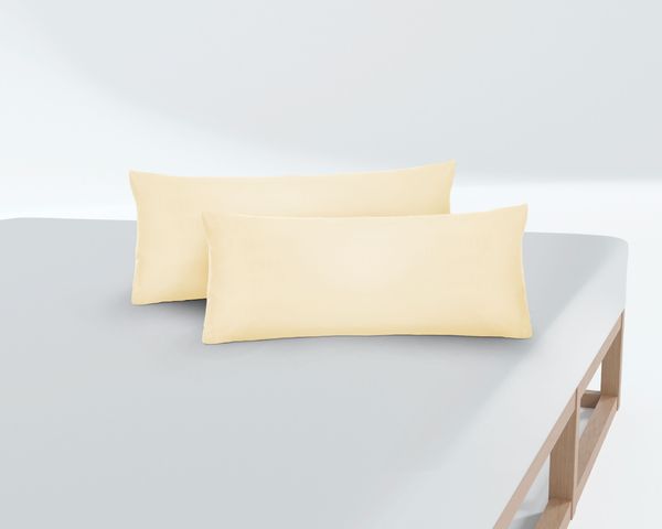 biberna Feinjersey-Spannbetttuch 0077144, gelb, 2x 40x60cm Bild 3
