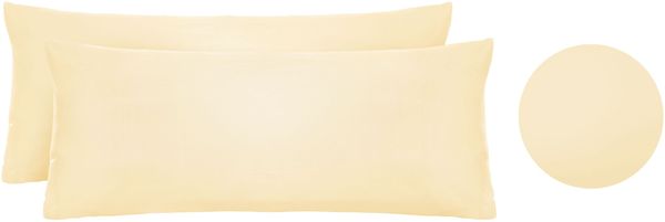 biberna Feinjersey-Spannbetttuch 0077144, gelb, 2x 40x60cm Bild 5
