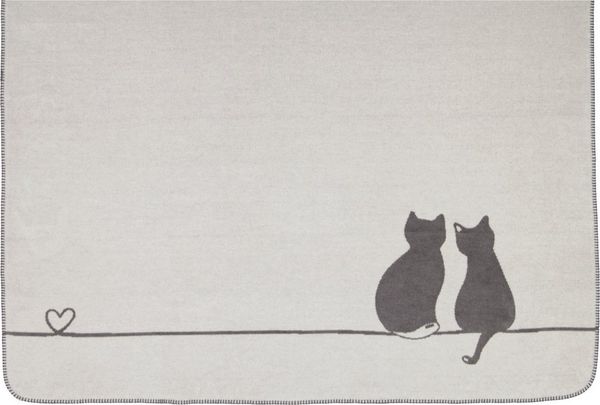 Wohndecke CUTE CATS EDITION You & Me 62630, Cawö