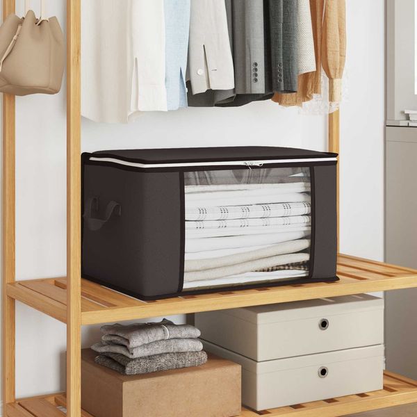 vidaXL Aufbewahrungsbox mit transparentem Seitenfenster 2 pcs 42024659