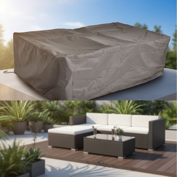 Melko Gartenmöbel-Schutzhülle Gartenmöbel Schutzplane 227x152CM Schutzhülle Abdeckplane Wetterschutz (Stück), Witterungsbeständig