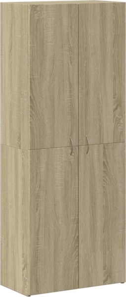 vidaXL Aktenschrank Sonoma-Eiche 60x32x153 cm Holzwerkstoff 3276646