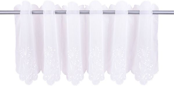 OTTO home Scheibengardine Maarle (1 St), Durchzuglöcher, transparent, Polyester