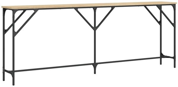 Konsolentisch, Beistelltisch, Konsole Sonoma-Eiche 200x29x75 cm Holzwerkstoff