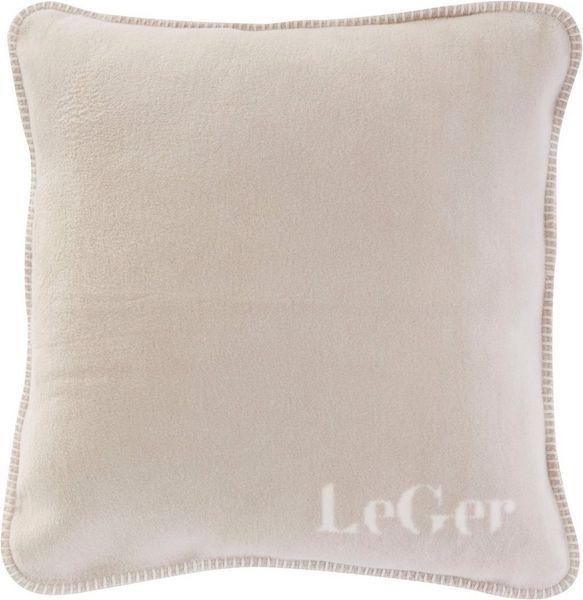 LeGer Home by Lena Gercke Dekokissen Anisa, mit modernem Schriftzug, Kissenhülle ohne Füllung, 1 Stück 50x50 cm