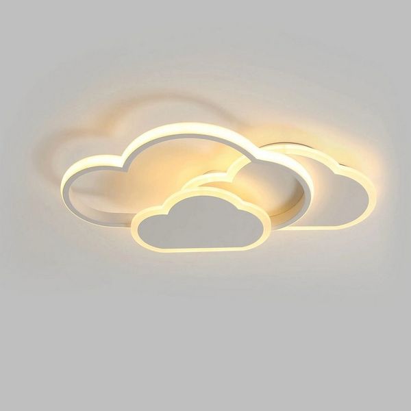 Riserva LED Deckenleuchte LED Wolken Deckenleuchte 36W 42cm 3000K Warmlicht für Schlafzimmer