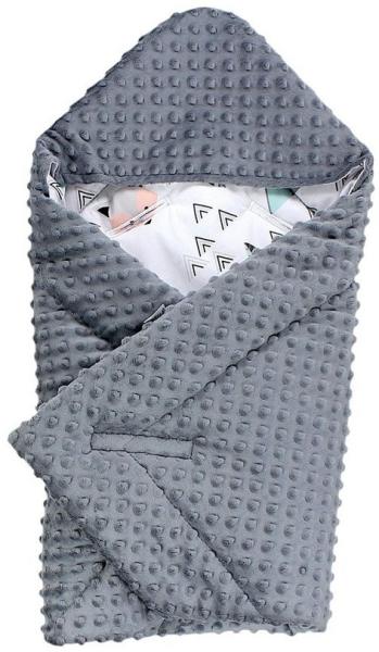 Einschlagdecke Baby Winter Einschlagdecke für Babyschale Wattiert Minky, TupTam