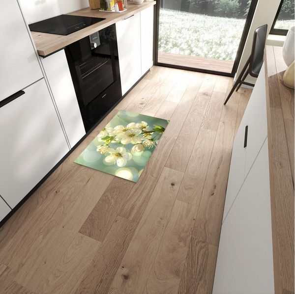 Primedeco Teppich Küchenteppich Frühlingserwachen PVC rutschfest abwaschbar Läufer, Rechteckig, Höhe: 3 mm, Pflegeleicht & Wasserabweisend