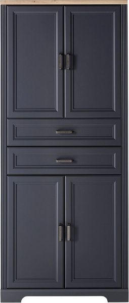 Büroschrank Stauraumelement JASMIN 02 Graphit Artisan Eiche