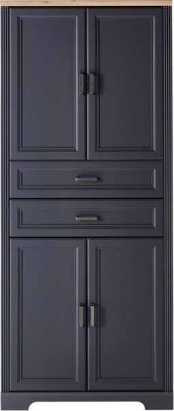 Büroschrank Stauraumelement JASMIN 02 Graphit Artisan Eiche