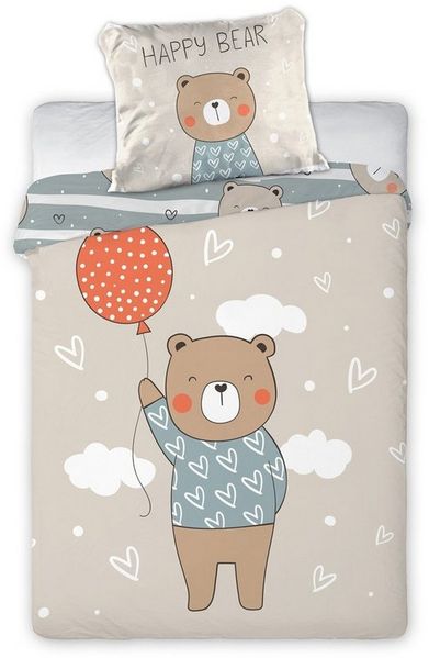 Bär Bettwäsche Babybettwäsche BÄR026 100x135 cm + 40x60 cm