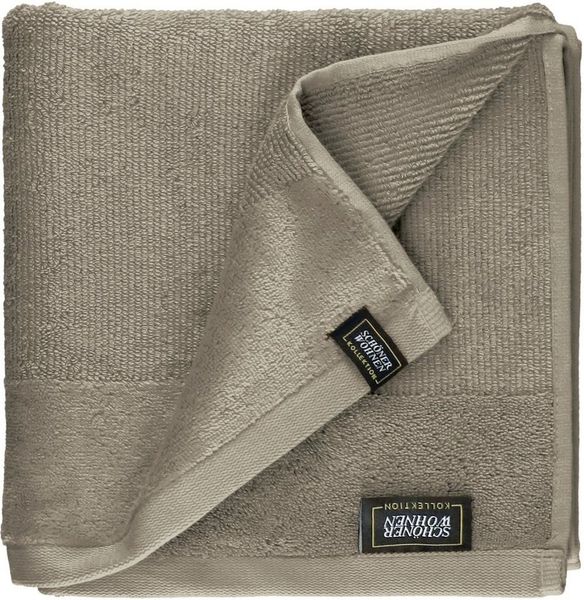 SCHÖNER WOHNEN-Kollektion Handtuch Sense, Frottee (1-St), mit Velourborte, hautschmeichelnde Airtouch Qualität, super weich