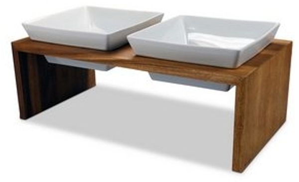 Doppelnapf Meshidai True Gr.S teak 410563 Bild 6