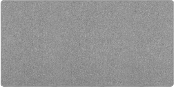 vidaXL Teppichläufer Hellgrau 100 x 200 cm 100% Polypropylen 42011380