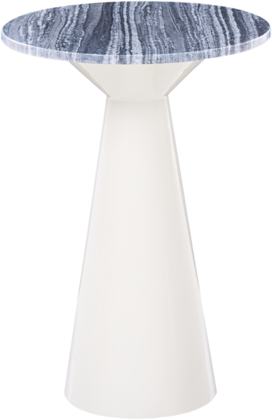 Beistelltisch AMISTAD Metall Weiß