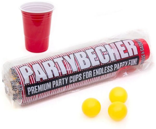 Goods+Gadgets Becher Wiederverwendbare Partybecher 50er Set – Dickwandige Beer Pong Becher, 50-tlg, Plastikbecher, Trinkbecher Getränkebecher