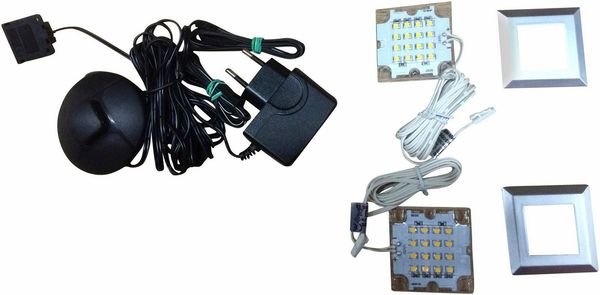 trendteam LED Schrankinnenraumbeleuchtung, Ein-/Ausschalter, LED fest integriert, Warmweiß