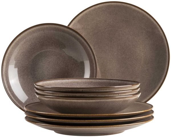 MÄSER Tafelservice Smoky's (8-tlg), 4 Personen, Steinzeug