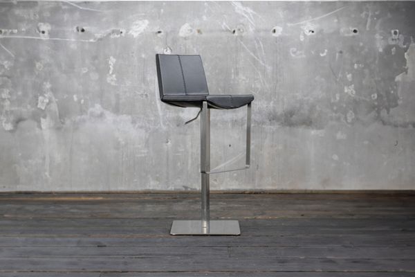 KAWOLA Barhocker FES Barstuhl höhenverstellbar drehbar schwarz 85 x 51 x 42 cm