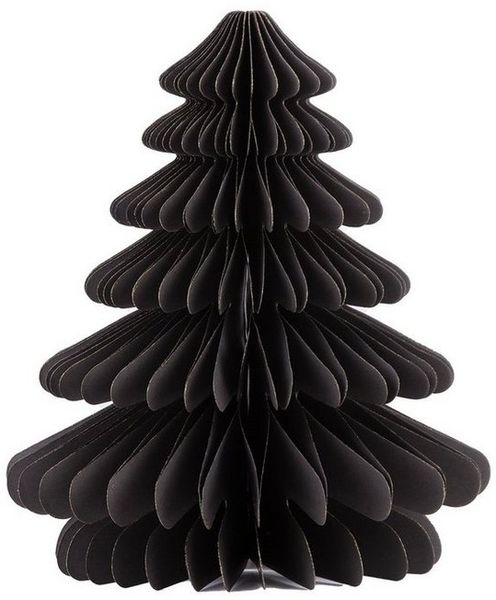 coopz Weihnachtsbaumkugel Papier Tanne Aufsteller rund klein