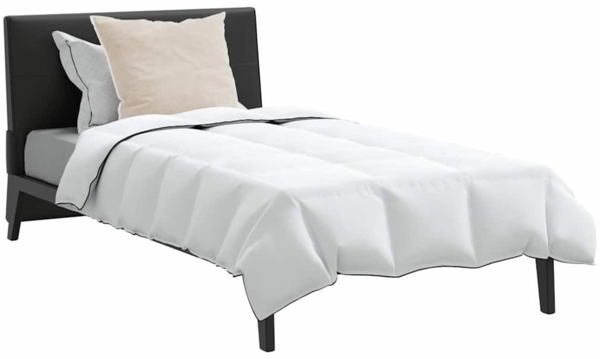 vidaXL Winterbettdecke mit Kissen 2 pcs Weiß Daunenfeder 3376179 Bild 2