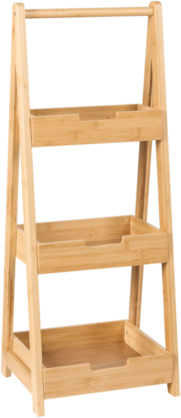 Regal ALERCE Bambusholz Hellbraun