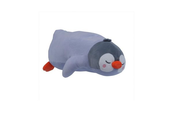 UNUS HOME Seitenschläferkissen Pinguin Kissen, 1-tlg, 50 cm Hellblau, Lagerungskissen Stillkissen Kissen für Kinder Dekoration extrem weich