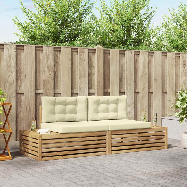 vidaXL Outdoor-Sofagarnitur 3 Stück 3391105