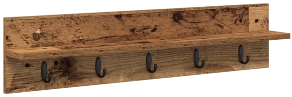 vidaXL Wandmontierter nachttisch Altholz 80 x 10,5 x 18 cm 874401