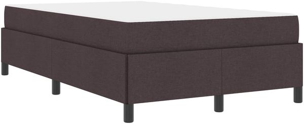 vidaXL Boxspringbett Dunkelbraun 120 x 200 cm Stoff 3398853 Bild 4