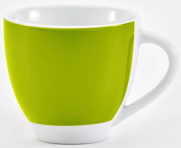 van Well Tasse Vario, 6-tlg, Porzellan, spülmaschinen- und mikrowellengeeignet, 6-teilig
