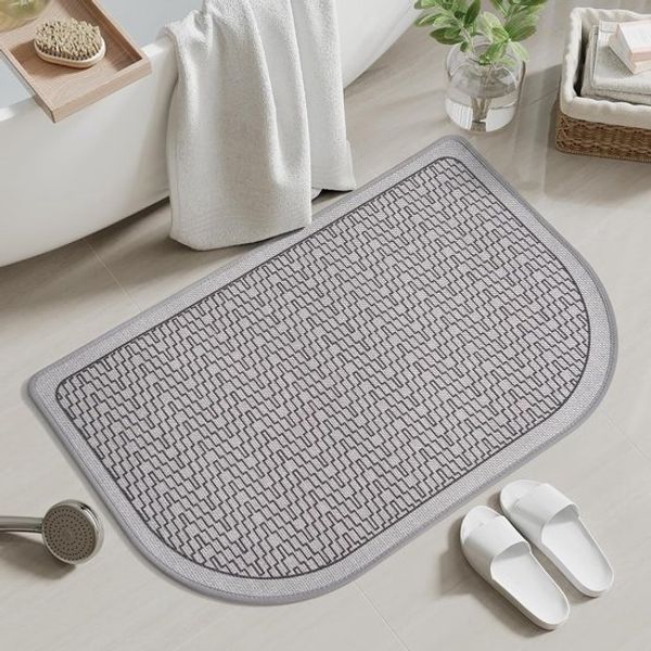 Teppich, Polyester, Grau
