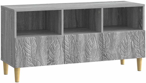 vidaXL TV-Schränk 102 x 34,5 x 50 cm Grau Sonoma Holzwerkstoff 895141