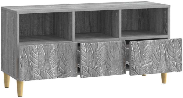 vidaXL TV-Schränk 102 x 34,5 x 50 cm Grau Sonoma Holzwerkstoff 895141 Bild 4