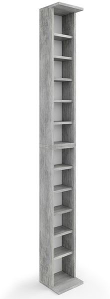 Cd-Regal Beton 21 x 183.6 cm Groß Vicco