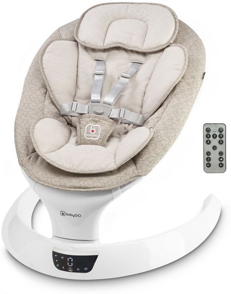 BabyGo Swing Babywippe Schaukelwippe grey