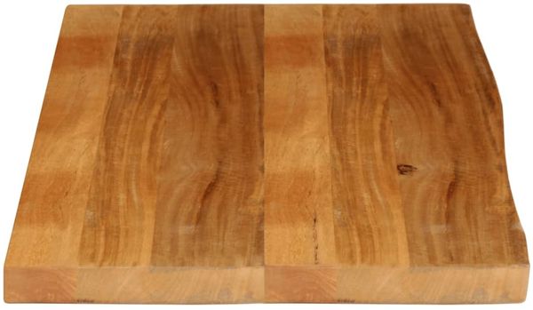 vidaXL Tischplatte mit Baumkante 110x60x2,5 cm Massivholz Mango 370551 Bild 4