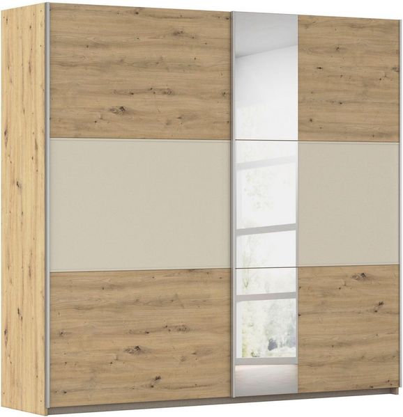 OTTO home Kleiderschrank Mehrzweckschrank Aktenschrank Möbel Mietswohnung TOPSELLER ASTANA (3 Ausstattungen BASIC/CLASSIC/PREMIUM (inkl. SOFT-CLOSE-FUNKTION) mit 3 Spiegelelementen, Metallgriffleisten alufarbig MADE IN GERMANY