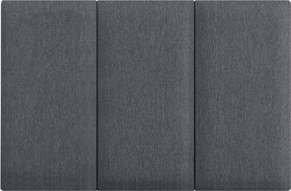 neu. haus Wandpolster, (Set, 3 Stück), »Carpino« Wandkissen Textil 60x30 cm Dunkelgrau Bild 4