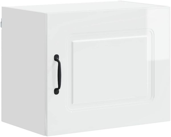 vidaXL Geschirrspülerfront Kalmar 2 pcs Hochglanz Weiß 50 x 31 x 40 cm 884543 Bild 5