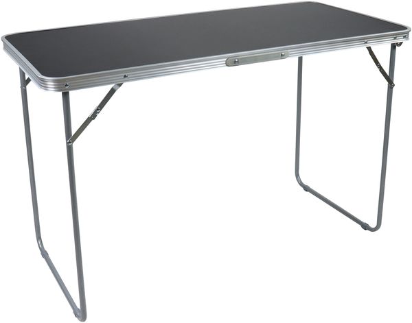 VCM Gartentisch Galdas 919986 Schwarz H. 70 x B. 110 x T. 53 cm