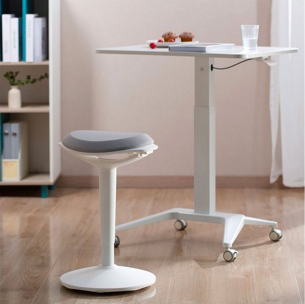 CARO-Möbel Sitzhocker ASTORIA, Bürohocker ASTORIA ergonomisch drehbar